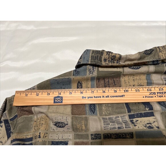 VTG Forresters Windbreaker Shirt GORE-TEX Women’s L Outdoors Geometric Khaki - Picture 11 of 16